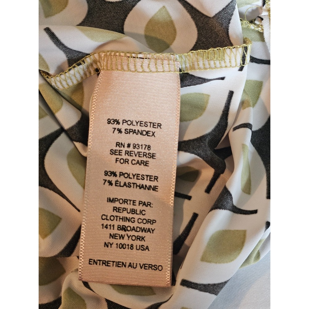Philosophy Women's L Long Sleeve Citron Black White Retro Print - Picture 7 of 8